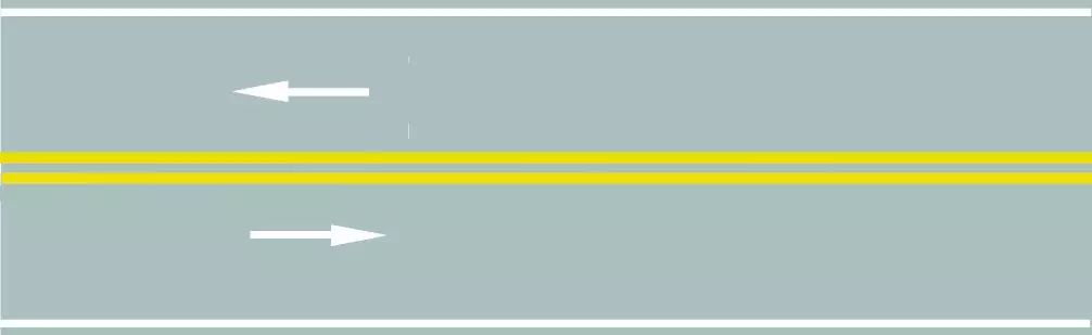 路中心的双黄实线属于哪一类标线？