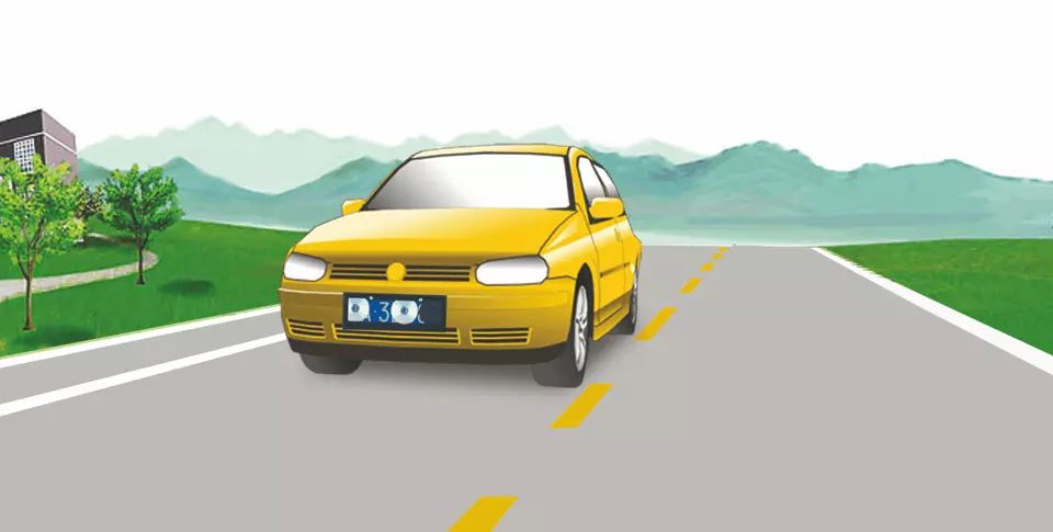 这辆在道路上行驶的机动车有下列哪种违法行为？