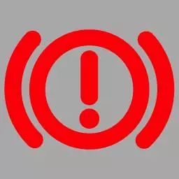 机动车仪表板上（如图所示）亮表示什么？