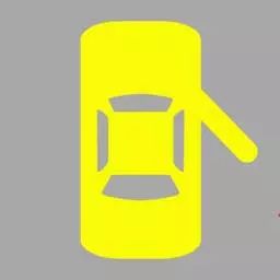 机动车仪表板上（如图所示）亮，提示左侧车门未关闭。