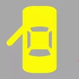 机动车仪表板上（如图所示）亮，提示右侧车门未关闭。