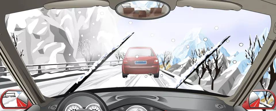 在这种天气条件下行车如何使用灯光？