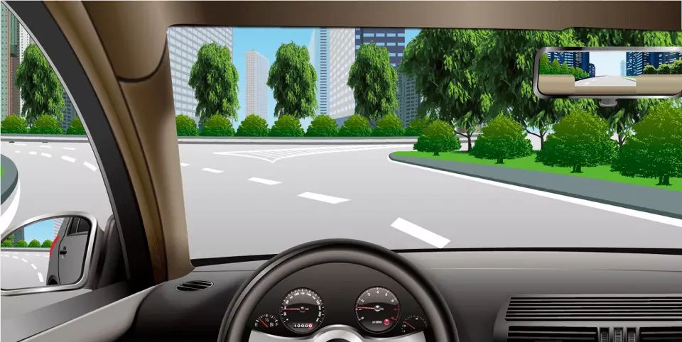 驾驶机动车驶出环岛时，应先驶入最右侧车道，无需开启转向灯即可驶离。