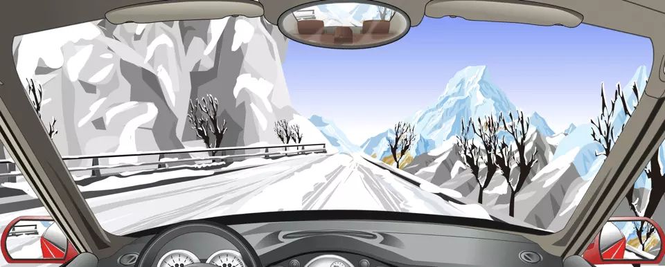 车在这种条件的道路上，最高速度不能超过每小时50公里。