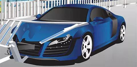 遇到这种单方面交通事故，应如何处理？