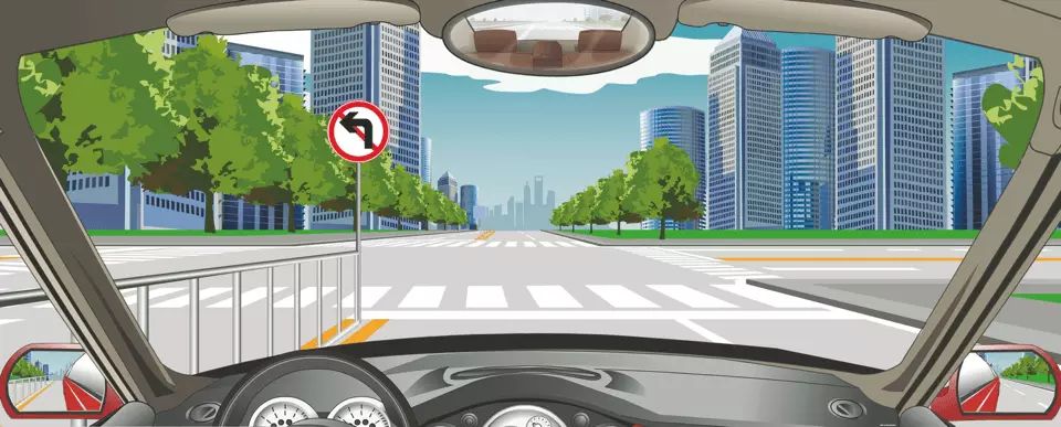 在这个路口可以掉头。