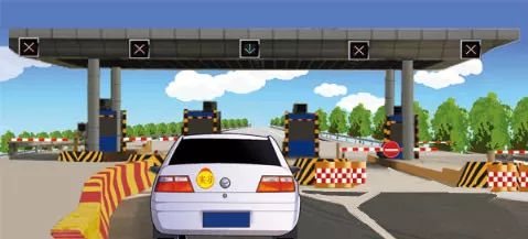 驾驶图中这辆小型客车能否进入高速公路行驶？