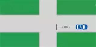 如图所示，A车在此处停车是可以的。