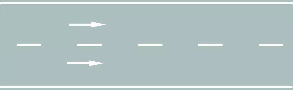 路中白色虚线是什么标线？