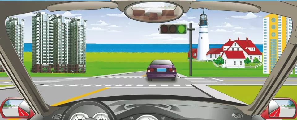 驾驶机动车在路口遇到这种信号灯禁止通行。