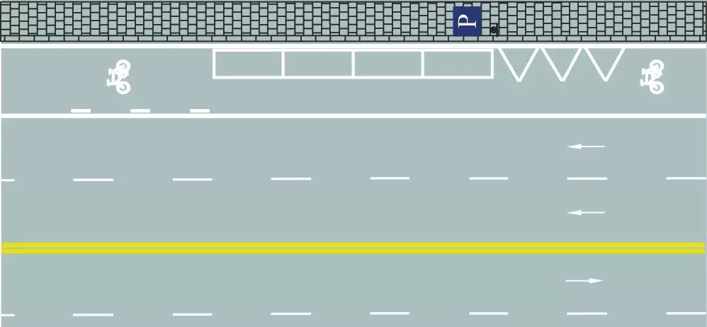 这种白色矩形标线框含义是什么？