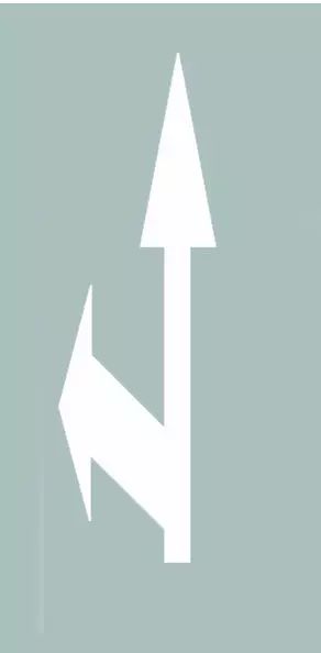 这个导向箭头是何含义？