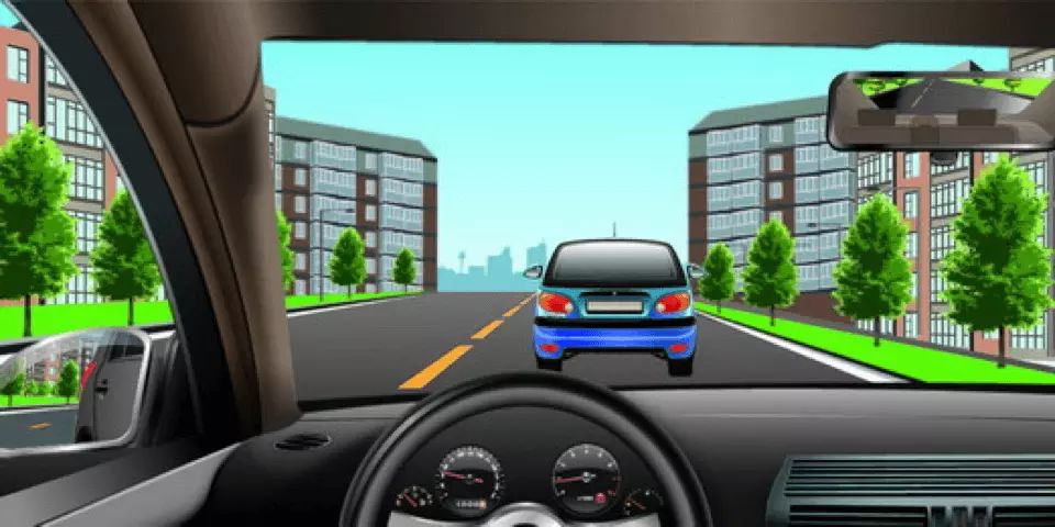 如图所示，驾驶机动车遇到前方道路中间有停驶车辆时，以下可能出现的危险情形有哪些？