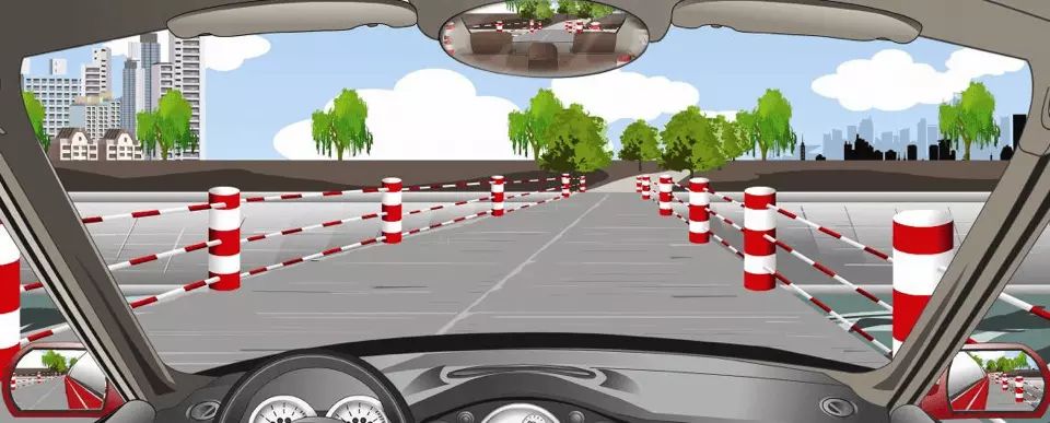 通过这种路面条件较好的窄桥怎样控制车速？