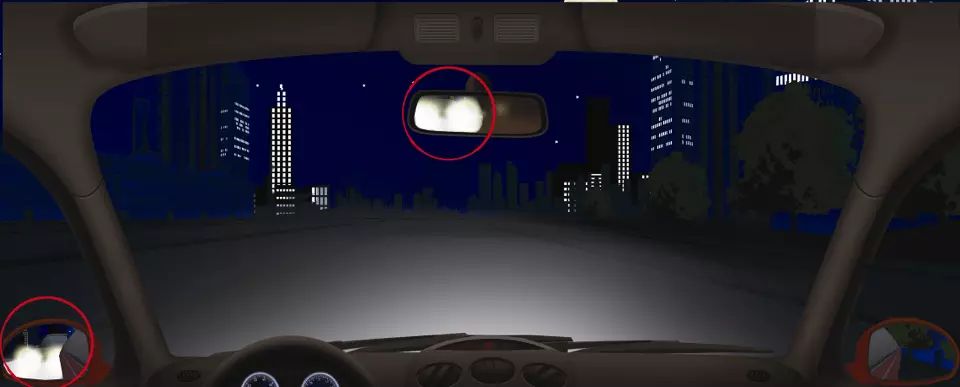 夜间遇到这种后车发出超车信号时怎样行驶？