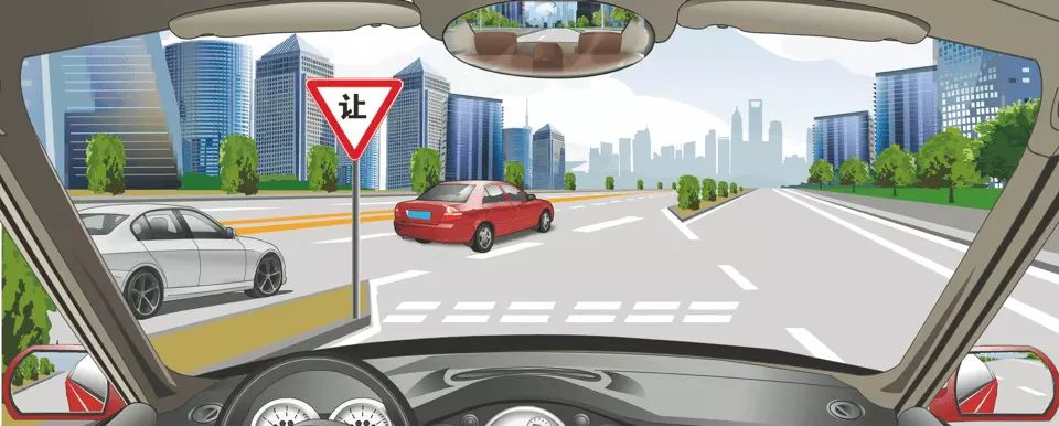 驾驶机动车在这种情况下怎样汇入主路车流？