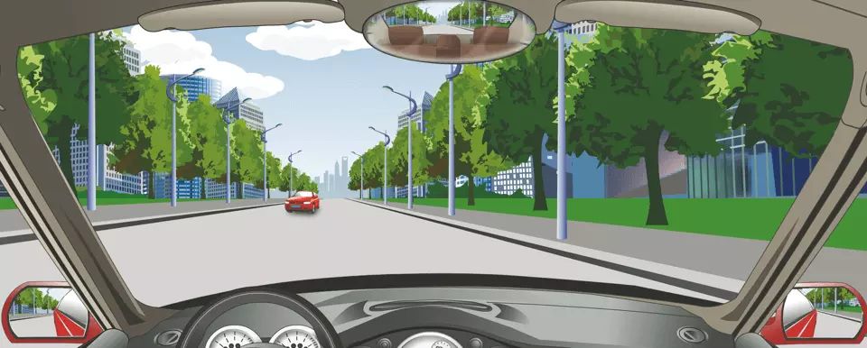 驾驶机动车在这种道路上怎样会车最安全？