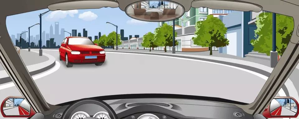 在这种没有中心线的弯道上怎样安全会车？