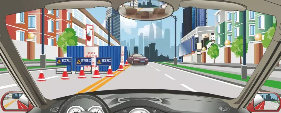 驾驶机动车遇到这种情况不要减速。