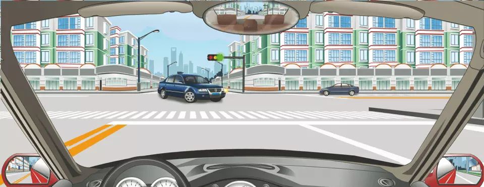 驾驶机动车在交叉路口遇到这种情况可以不让行。