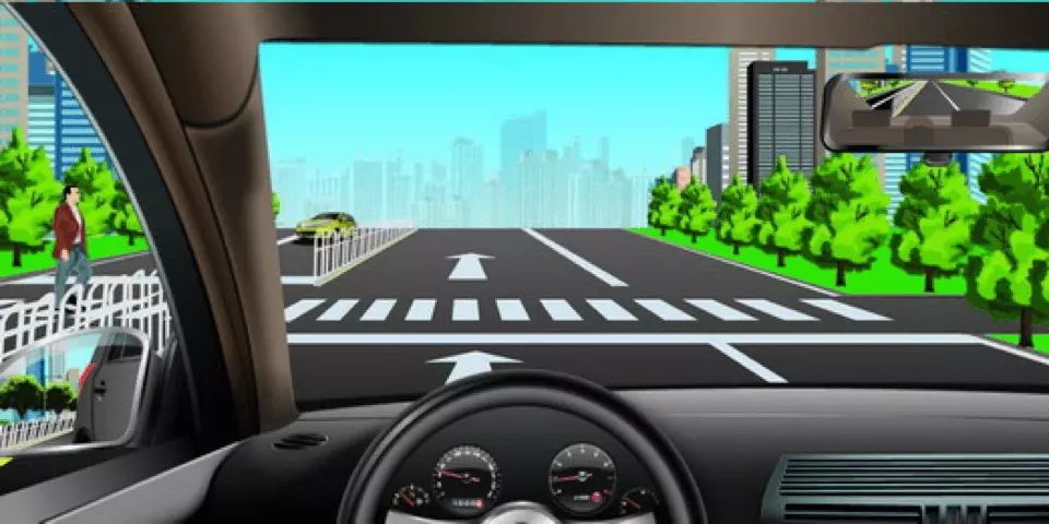 如图所示，驾驶机动车在这个路段想要掉头时，以下做法正确的是什么？