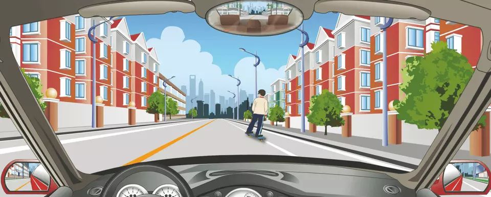 驾驶机动车看到这样的儿童怎样行驶？