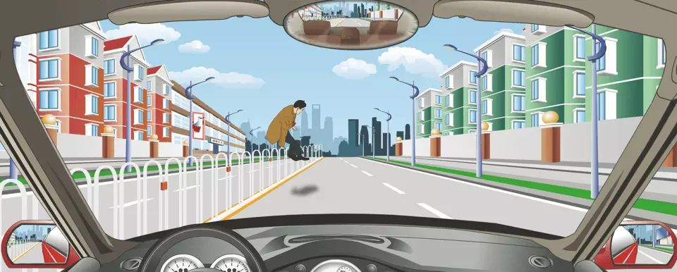 行车中对出现这种行为的人不能礼让。