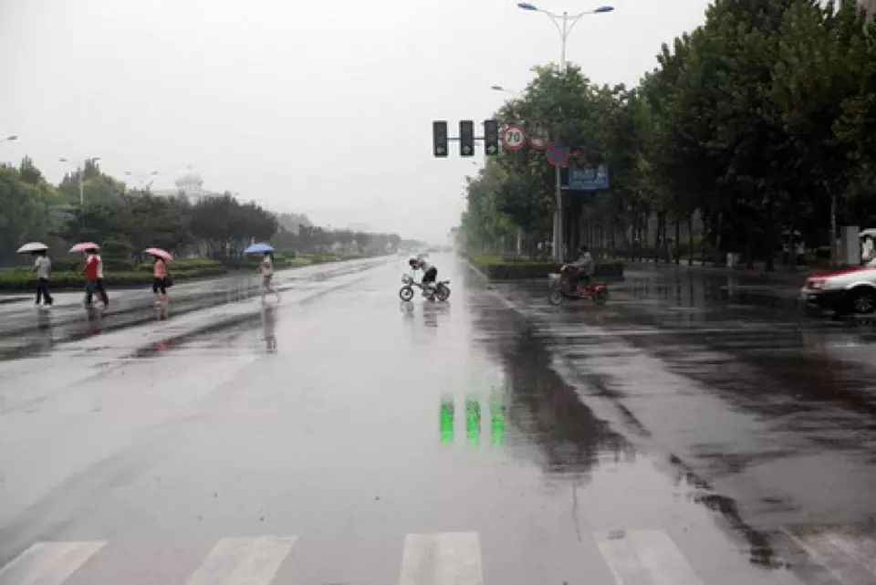 如图所示，驾驶机动车遇到这种情况时，应注意哪些可能发生的危险？