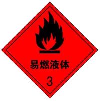 图示道路危险货物运输车辆标志牌，表示该车辆承运（ ）。