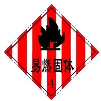 图示道路危险货物运输车辆标志牌，表示该车辆承运（ ）。