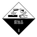 图示道路危险货物运输车辆标志牌，表示该车辆承运（ ）。