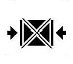 《包装储运图示标志》（GB191）中，图示标志名称为“此处不能卡夹”，表明装卸货物时此处不能用夹钳夹持。