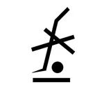 《包装储运图示标志》（GB191）中，图示标志名称为“此面禁用手推车”，表明搬运货物时此面禁放手推车。