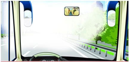 如图、在这种气象条件下起步要注意哪些方面？