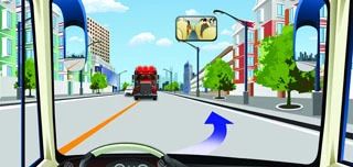 如图、驾驶机动车遇到这种情形要迅速靠右侧减速让行。