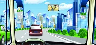 驾驶机动车向左变更车道遇到这种情况要注意让行。（如图）