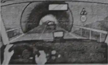 如图，出租汽车进入隧道、涵洞时，驾驶员不应该（ ）。