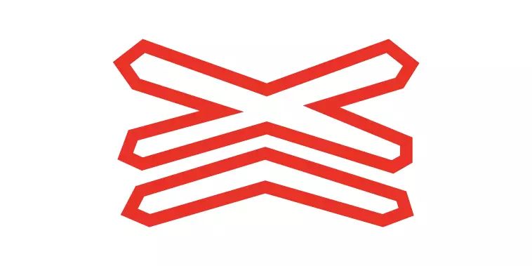 铁路道口单股铁道标志图片